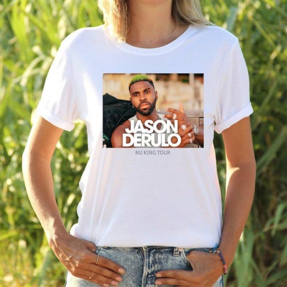 Jason Derulo Nu King Tour  Graphic T-Shirt Music Concert Fan Gift Tee